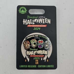 Disneyland Resort RunDisney Halloween Half Marathon Weekend Pin Limited Release.